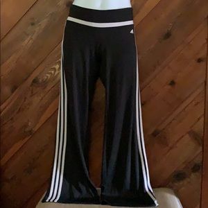 Adidas Ladies 3 stripes Black climate Joggers
